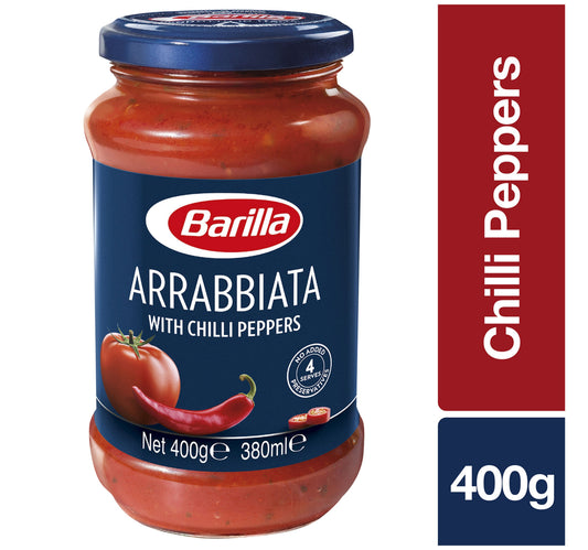Barilla Arrabbiata Tomato Sauce With Chilli Peppers 400 g Lulu Hypermarket