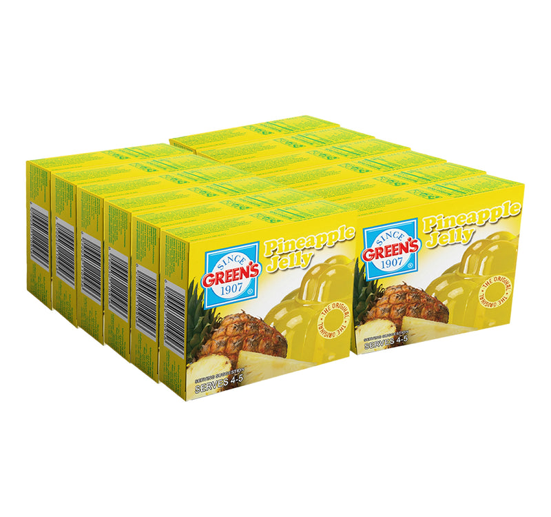 Green's Pineapple Jelly 12 x 80 g Lulu Hypermarket