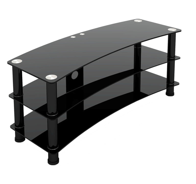 Maple Leaf TV Stand Glass 3 Layer TV734