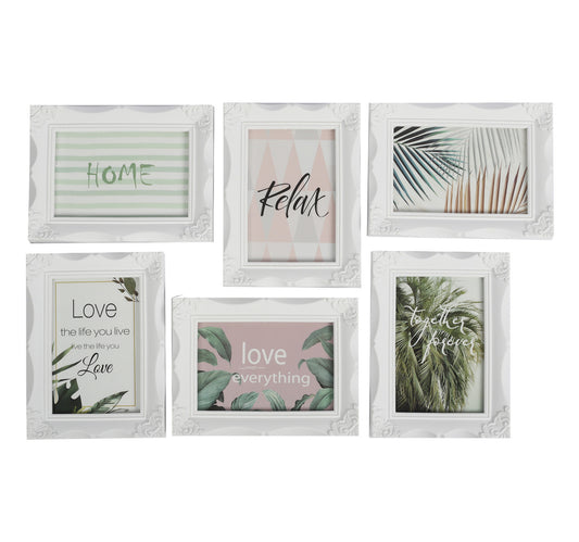 Maple Leaf Photo Frame Combination KD-820968 6pcs Set