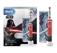Oral-B D100 Vitality Rechargeable Kids Toothbrush With Travel Case D100.414 2K-Star wars