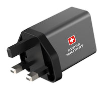 Swiss Military GaN Super Charger with Type C Premium Cable, 30 W Lulu Hypermarket