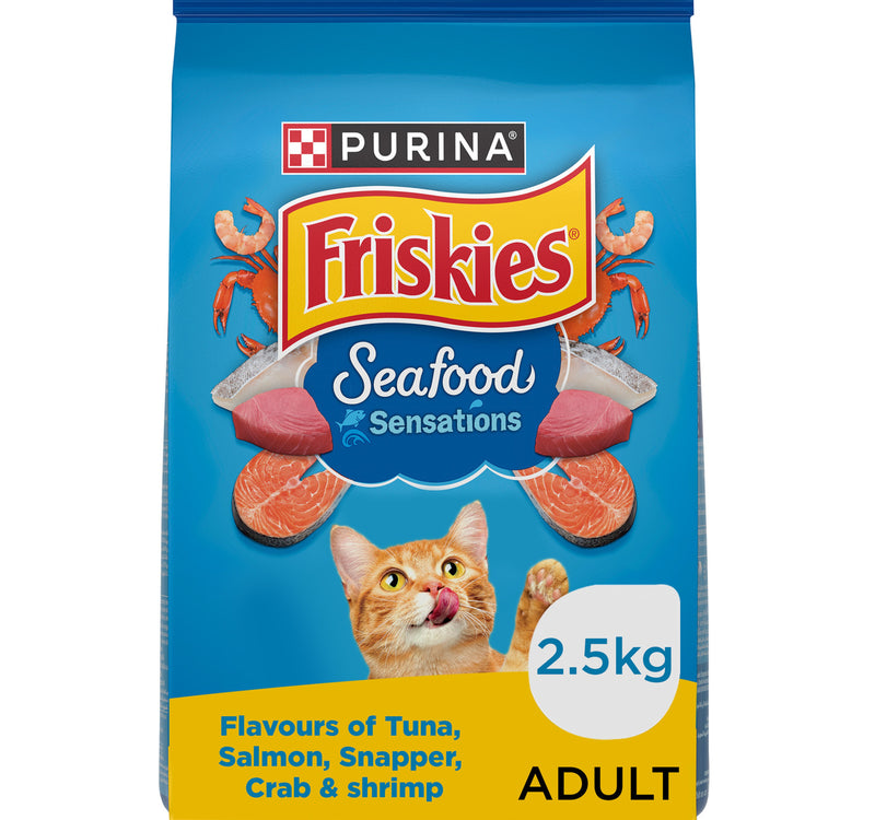 Purina Friskies Seafood Sensation Cat Food 2.5 kg