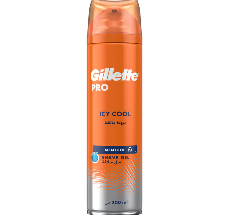 Gillette Pro Shave Gel Icy Cool Menthol 200 ml