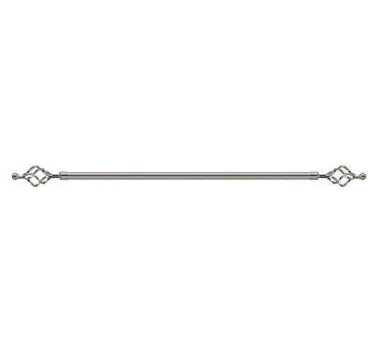 Maple Leaf Extension Curtain Rod 300cm Silver