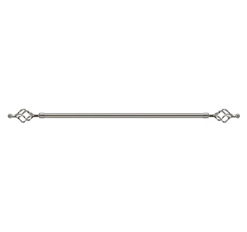 Maple Leaf Extension Curtain Rod 200cm Silver