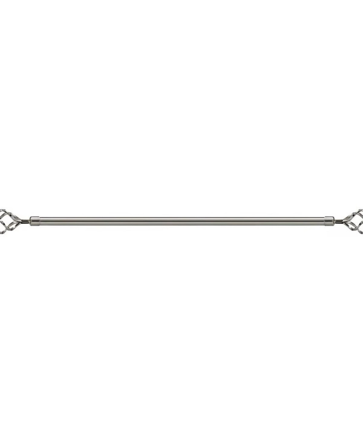 Maple Leaf Extension Curtain Rod 300cm Silver