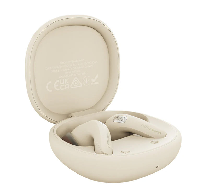 HiFuture FlyBuds4 In-Ear ANC TWS Earbuds, Latte