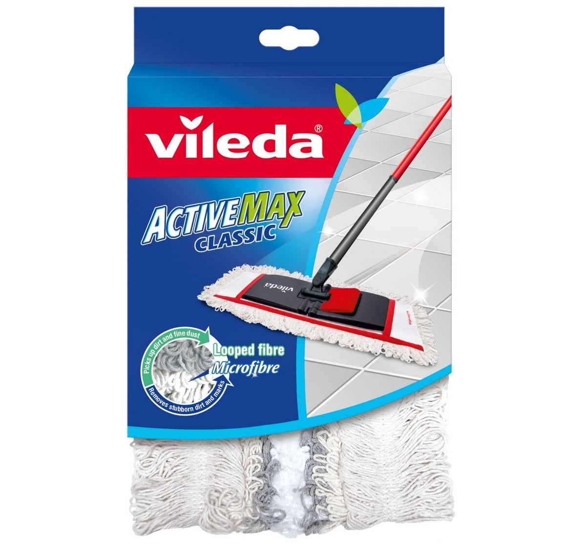 Vileda Active Max Classic Mop Floor Cleaning Mop Refill 1pc