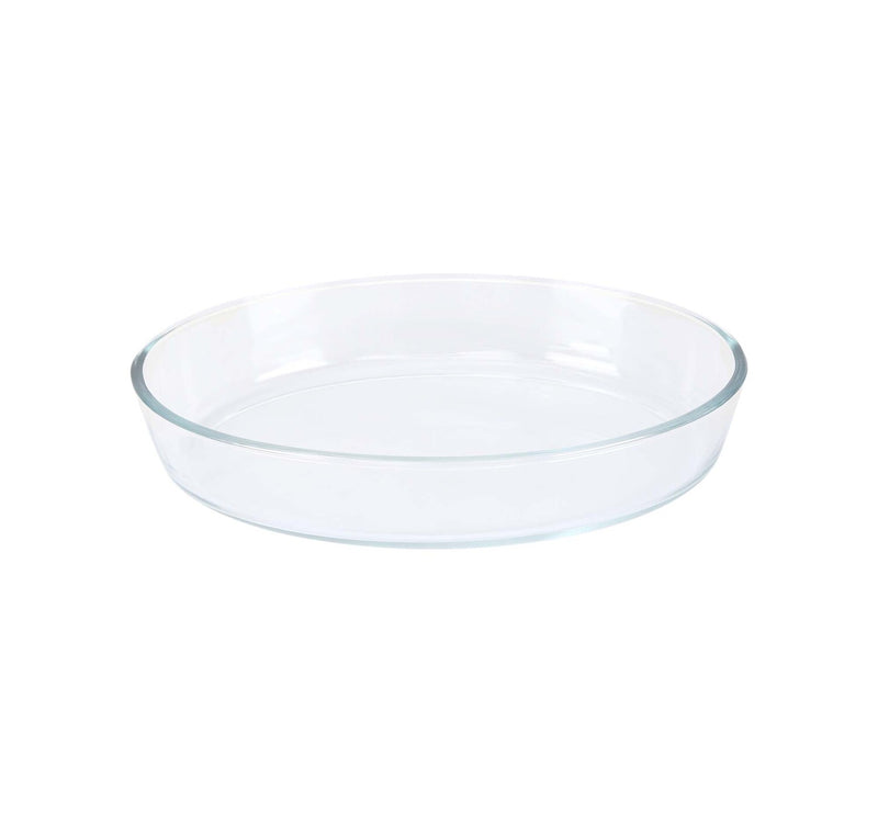 Chefline HSAP16L Borosilicate Glass Oval Baking Dish, 1.6 Litre, Transparent