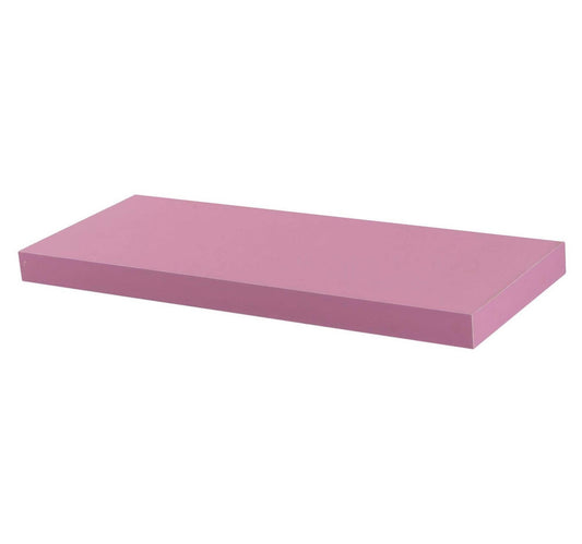 Maple Leaf Glossy Painting Wall Shelf, 80 cm, Pink, 13073