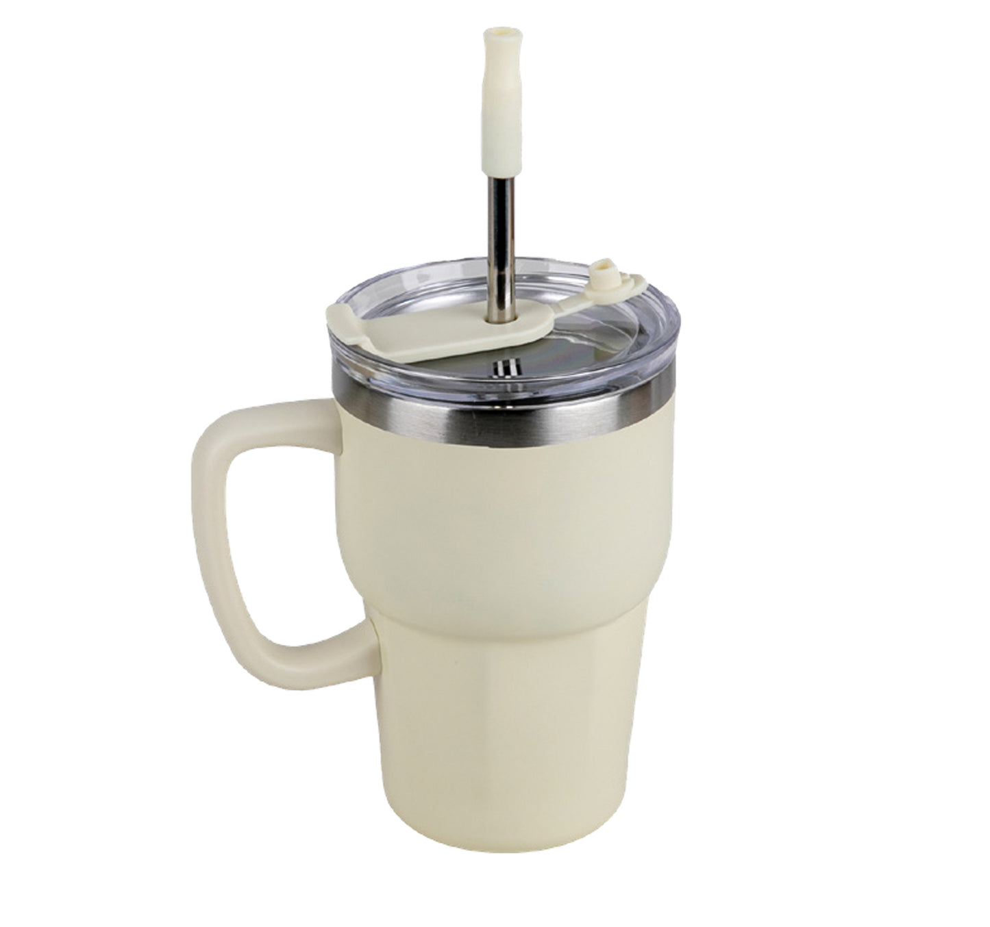 Speed Double Wall Mug + Straw, 480 ml, MK06-01