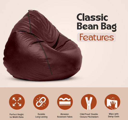 Homewell Bean Bag Classic, Maroon