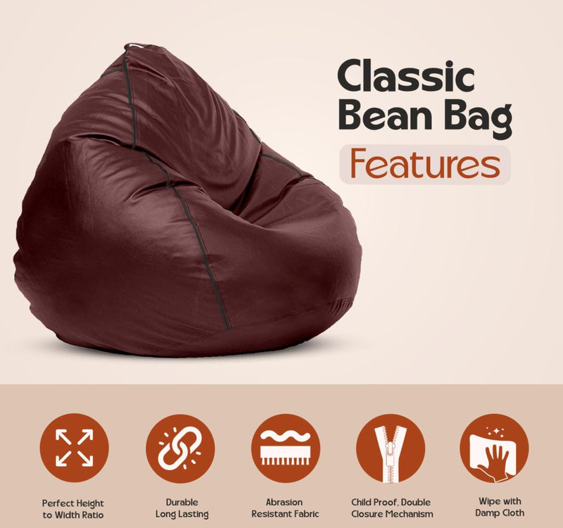 Homewell Bean Bag Classic, Maroon