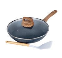 Chefline Frypan + Lid, 26 cm, Grey Granite