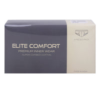 Elite Comfort Combed Cotton Men's Brief, XL, 4 pcs, White