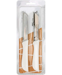 Solingen Paring Knife, 2 Pcs, White