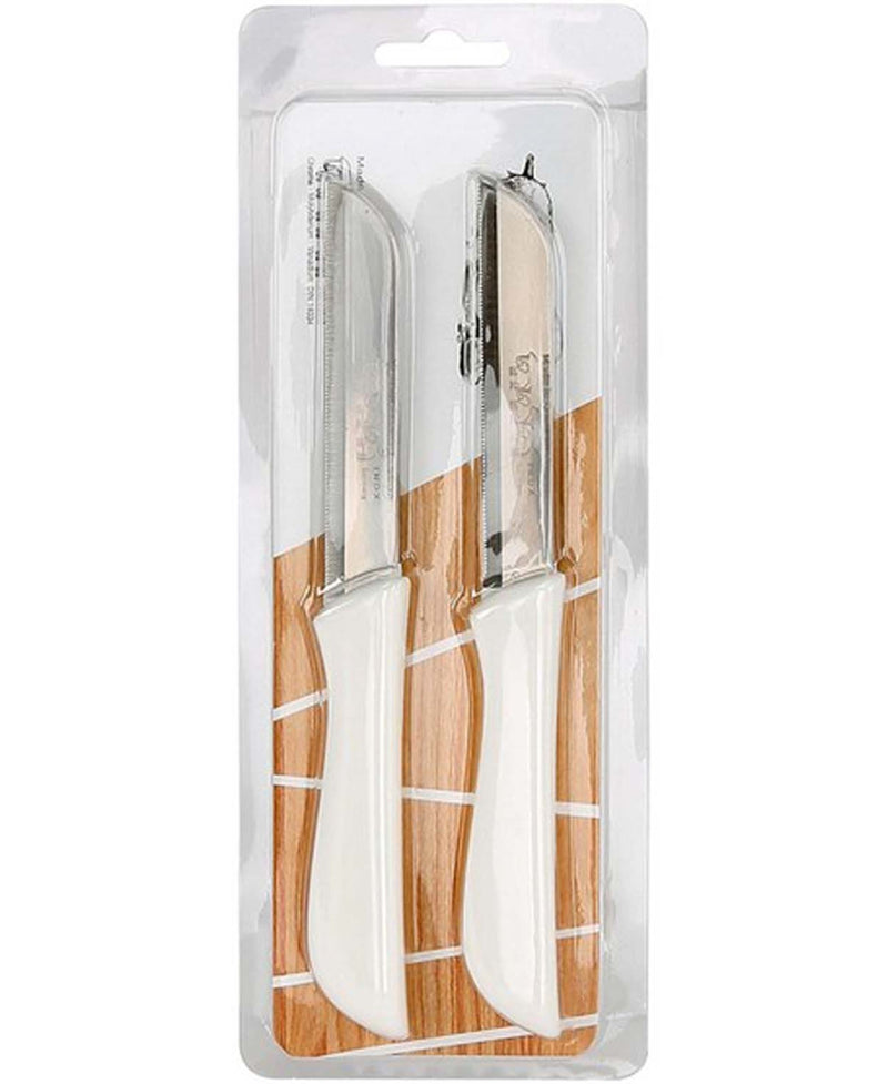 Solingen Paring Knife, 2 Pcs, White