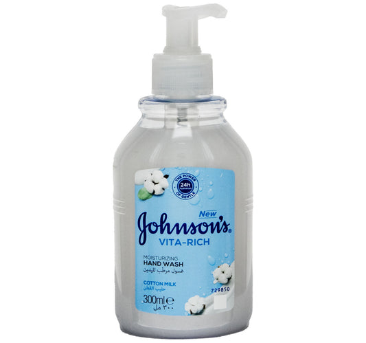 Johnson's Vita-Rich Cotton Milk Moisturizing Hand Wash 300 ml