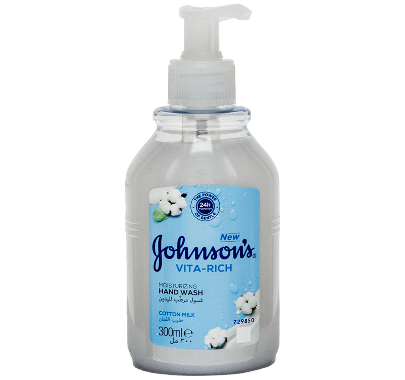 Johnson's Vita-Rich Cotton Milk Moisturizing Hand Wash 300 ml