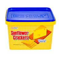 Sunflower Crackers With Real Cheese 600 g Lulu Hypermarket