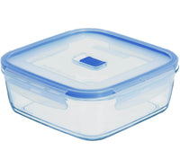 Luminarc Pure Box Active Glass Square Food Container Container, 122 cl, DG3182