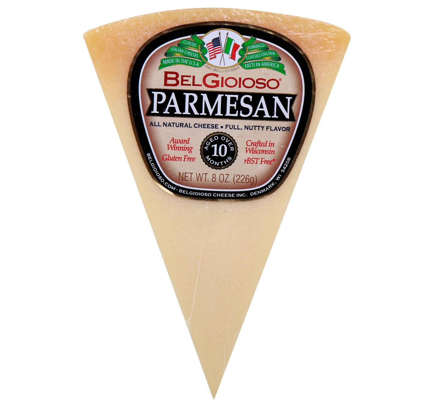 Belgioioso Parmesan Cheese Wedge 8 oz Lulu Hypermarket