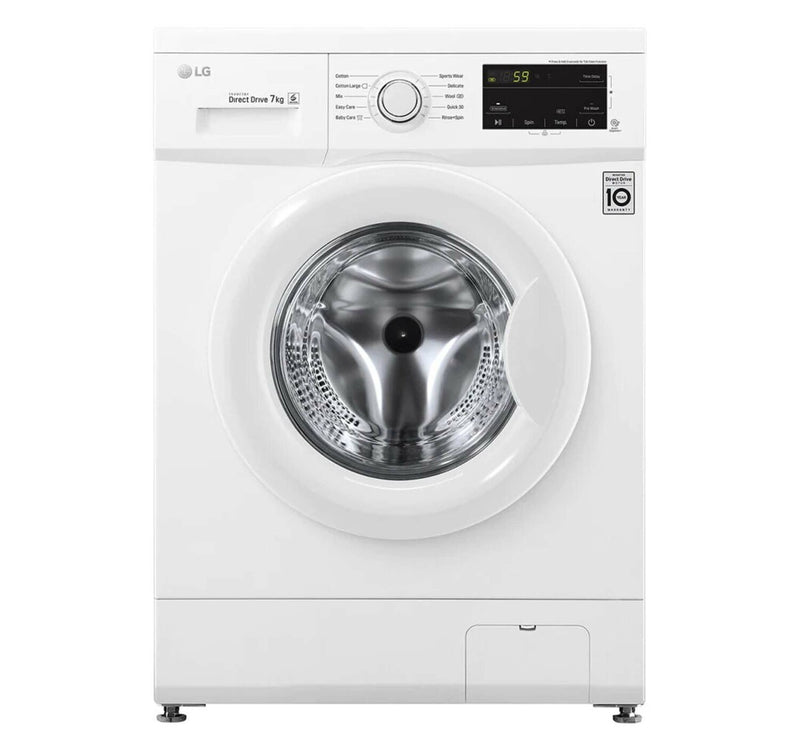 LG Front Load Washing Machine FH2J3QDNP0 7Kg, Inverter Direct drive Motor