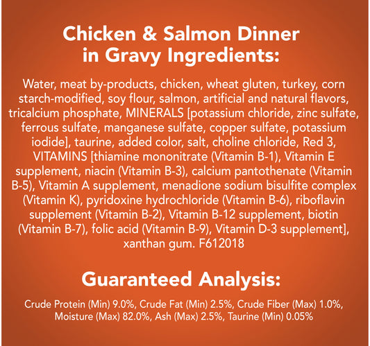Friskies Shreds Chicken & Salmon Dinner In Gravy 156 g