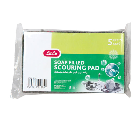 LuLu Soap Filled Scouring Pads 5 pcs