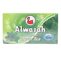Alwazah Green Tea With Mint 25 Teabags