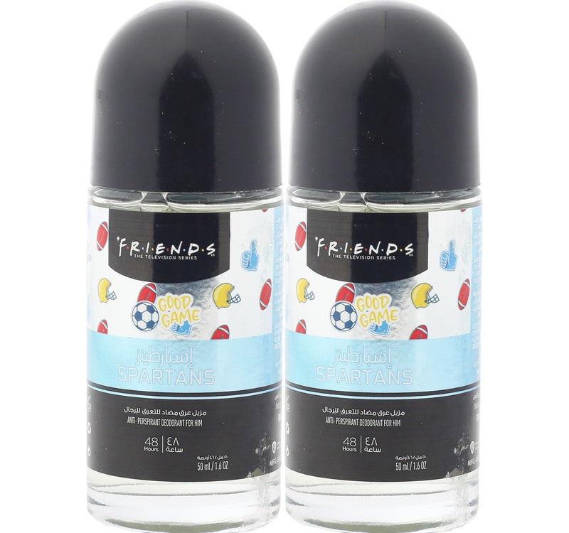 Friends Sport Spartans Roll On 2 x 50 ml