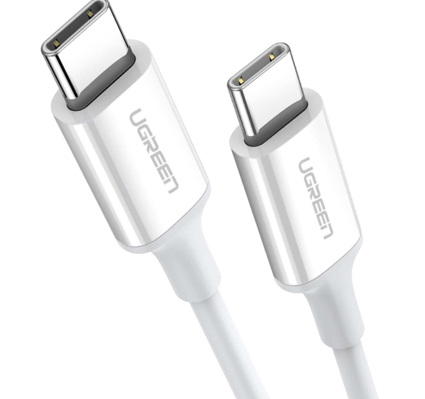Ugreen USB-C to USB-C Cable, 2 m, White, 60520 Lulu Hypermarket