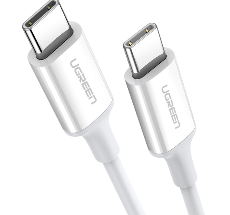 Ugreen USB-C to USB-C Cable, 2 m, White, 60520 Lulu Hypermarket