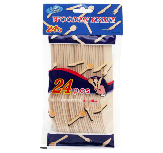 Home Mate Wooden Knife 24 pcs
