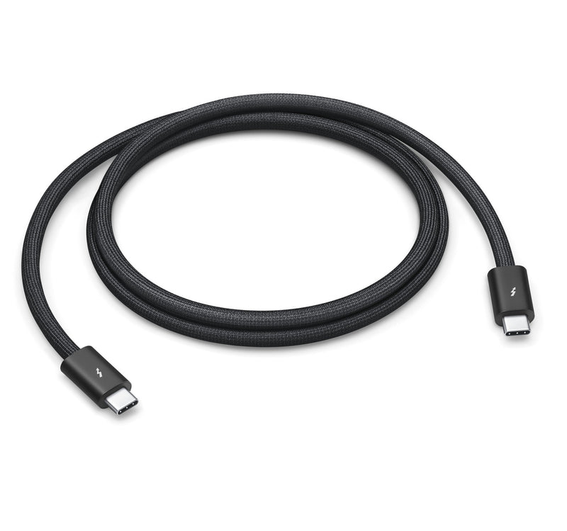 Apple Thunderbolt 4 USB-C Pro Cable, 1 m, Black, MU883ZE/A Lulu Hypermarket