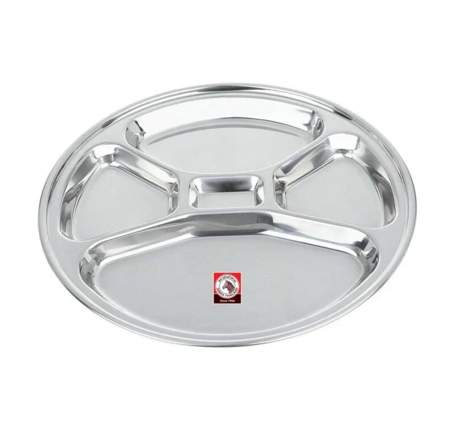 Zebra Stainless Steel Round Tray, 35 cm, 132039