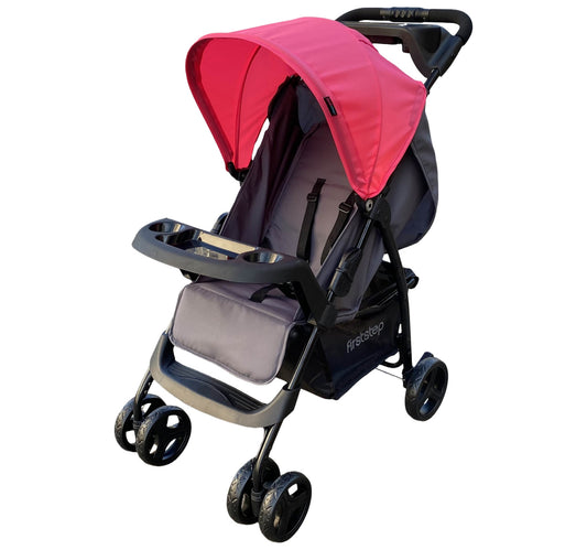 First Step Baby Stroller, Pink, QX-5067