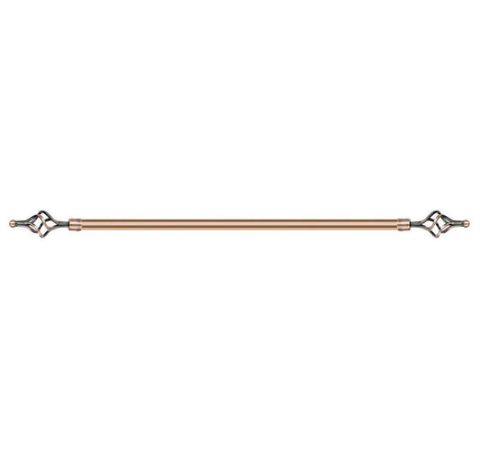 Maple Leaf Extension Curtain Rod 300cm Brown