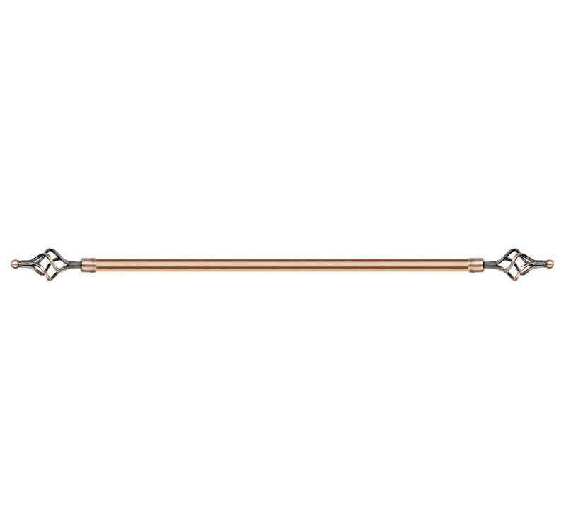 Maple Leaf Extension Curtain Rod 300cm Brown
