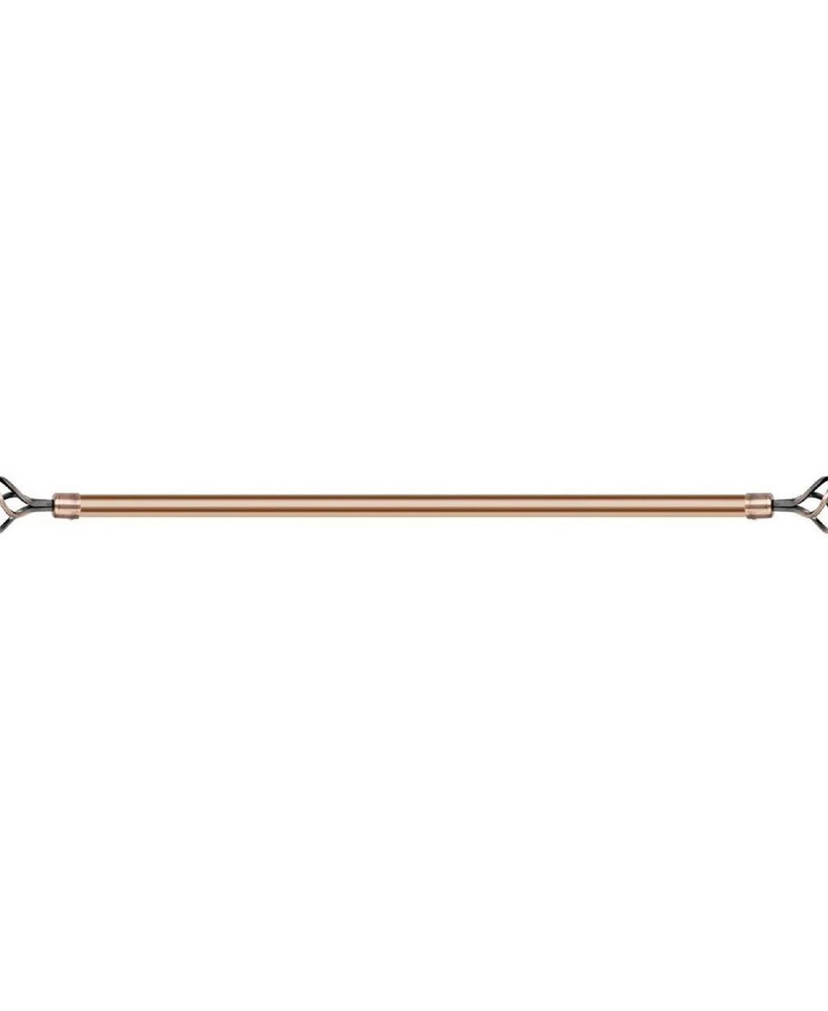 Maple Leaf Extension Curtain Rod 300cm Brown