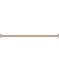 Maple Leaf Extension Curtain Rod 300cm Brown