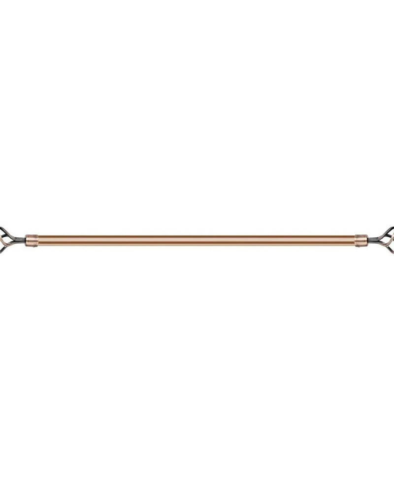 Maple Leaf Extension Curtain Rod 300cm Brown