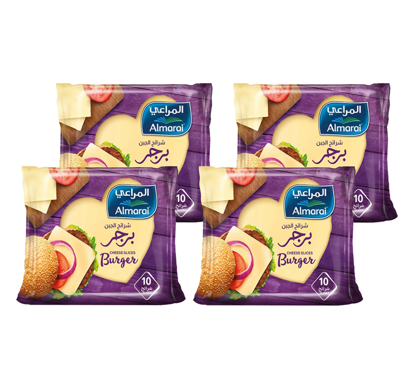 Almarai Cheddar Cheese Burger Slices 4 x 200 g Lulu Hypermarket