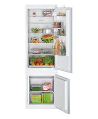Bosch Built-In Fridge, Bottom Freezer Refrigerator KIV87NSF0M 268 Litre (Net Capacity), 590 Litre (Gross Capacity), White