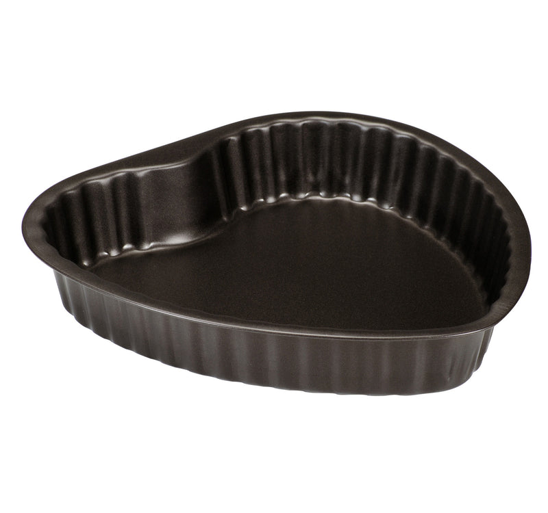 Guardini Heart Shape Tin, 25 x 25 cm, Black, 85800