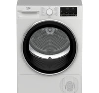 Beko Condenser Tumble Dryer, 15 Programmes, 9 kg, White, DC9W