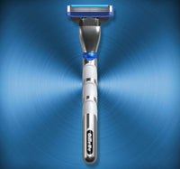 Gillette Mach3 Turbo 3D Razor 1 Handle + 2 Blades
