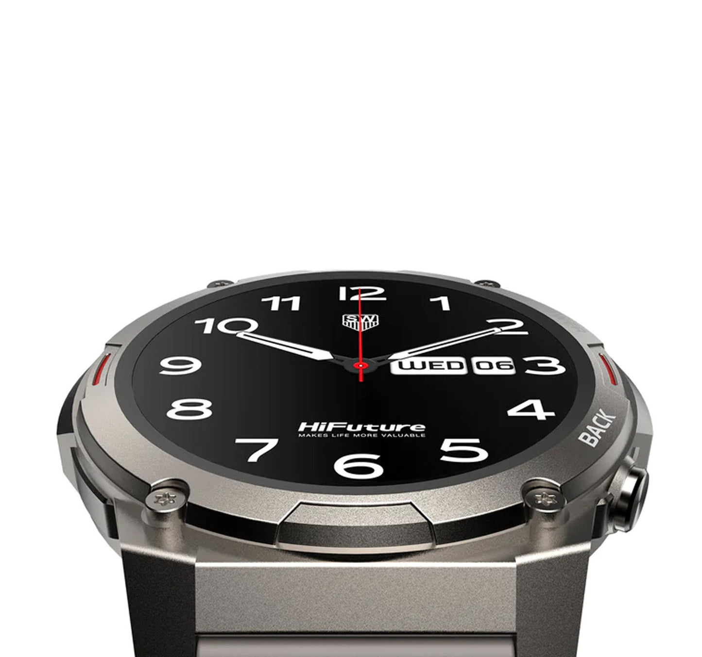 HiFuture FutureGo Mix2 Smartwatch, 1.43 inches AMOLED Display, Grey Sultan Center