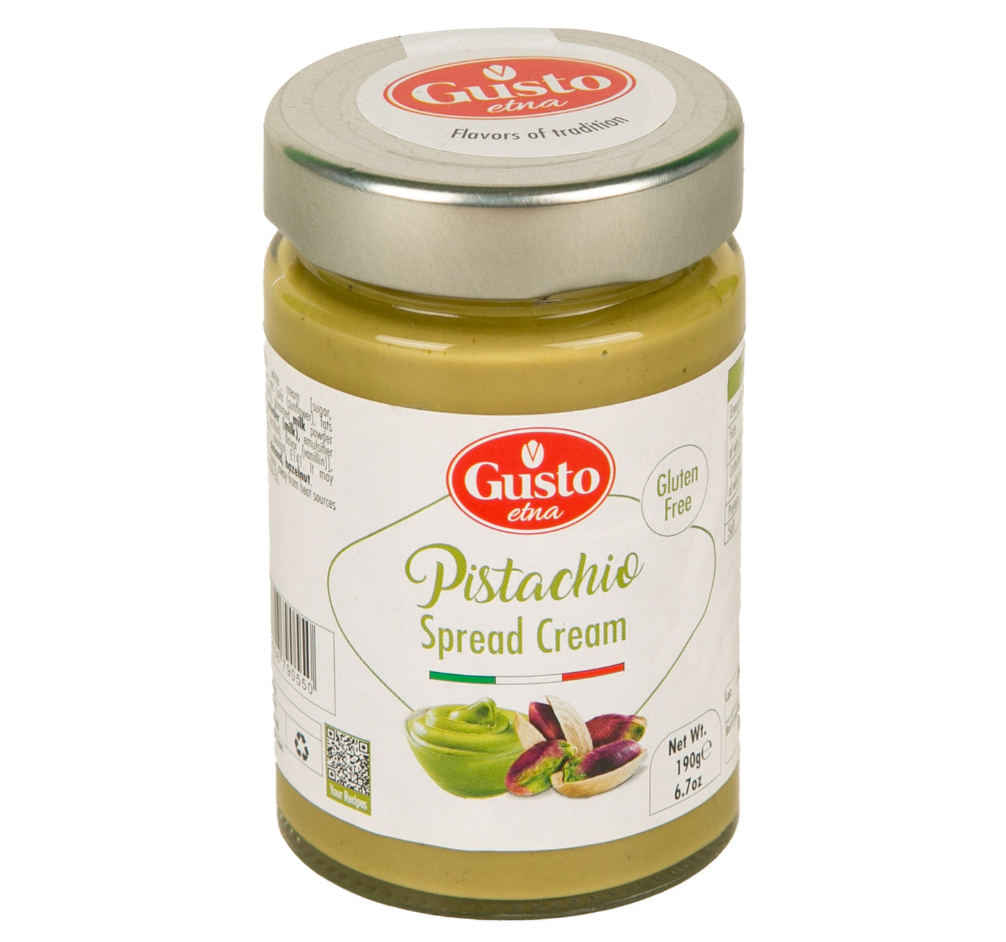 Gusto Etna Pistachio Spread Cream 190 g